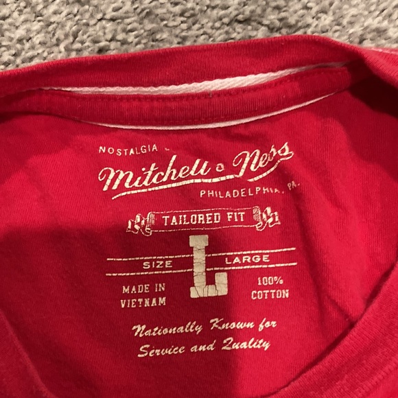 Mitchell & Ness Saint Louis Cardinals T Shirt. Size Large, Red - Picture 4 of 5